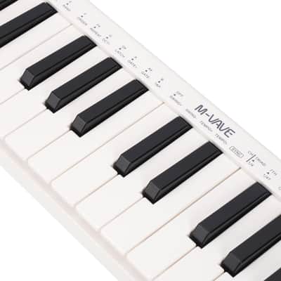 M-vave SMK-25 mini 25 Keys MIDI Keyboard USB/Wireless Connection,price include the import duty for US buyer image 4