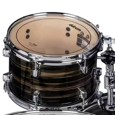 DDRUM Dominion Birch 8X12 Brushed Olive Metallic Wrap Rack Tom  DM B TT 8X12 BOM NEW image 3