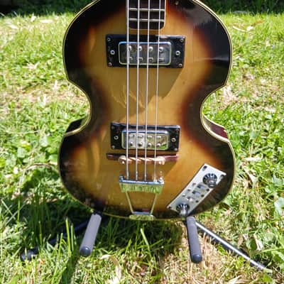~Vintage 1967 Kingston Greco Japan Beatle Violin Bass Guitar~ image 2