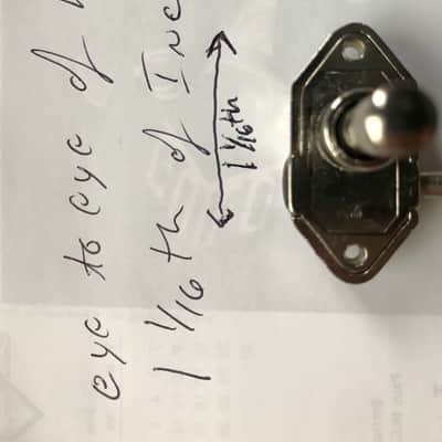 Kluson tuner set Waffle Back Nickel image 4