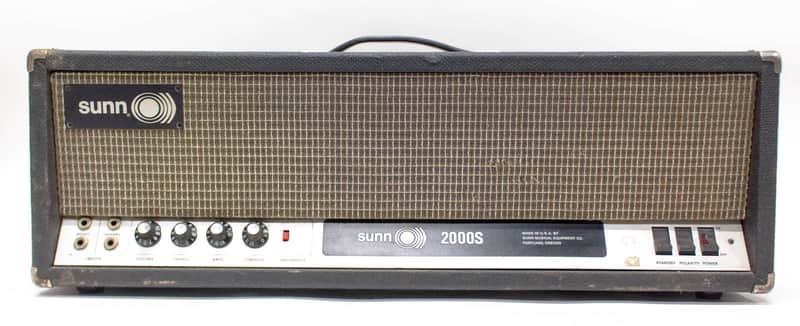 1970s Sunn 2000S All-Tube Bass Amplifier Head - Vintage image 1