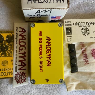 Analogman Sun Bender MkIV #7 Built Mullard Red Dots! image 3