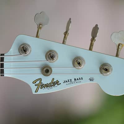 Fender Custom Shop '63 Jazz Bass, Jouneyman Relic - Aged Sonic Blue image 2
