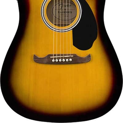 Fender FA-125CE Dreadnought Cutaway Acoustic-Electric Guitar - Sunburst image 1