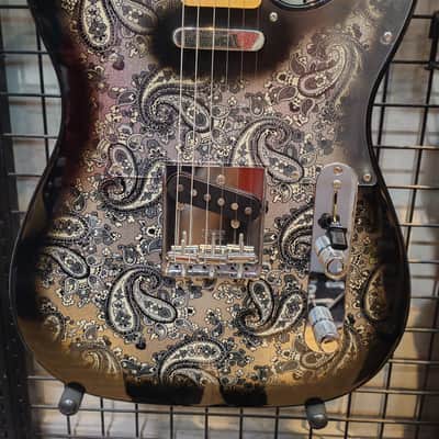 *NEW IN BOX* 2025 Fender Japan Limited Edition Telecaster Black Paisley MIJ image 1