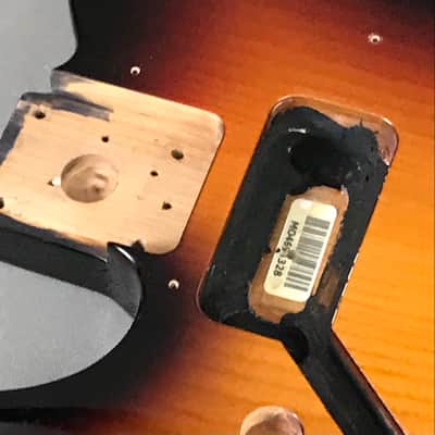 LEFTY Fender Telecaster Left Tele Sunburst Solid Alder Guitar Body Aged Relic 4.9 lb image 4