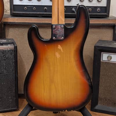 Fender Precision Bass with Maple Fretboard 1977 - Sunburst image 12