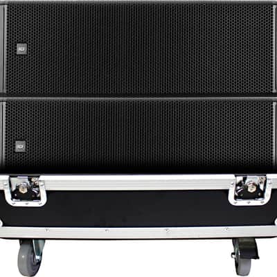 Dual Flight-Road Case for 2 RCF HDL 20-A Line Array Speakers W-Wheels image 2