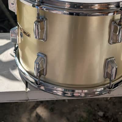 Pearl Wood Fiberglass 13" Rack Tom 1970s - Silver image 3