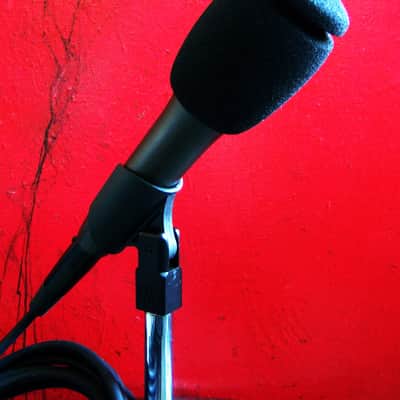 Vintage 1980's Audio-Technica ATM29HE dynamic hyper cardioid microphone Low Z w accessories # 2 image 2