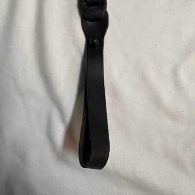 LM Glove LEATHER Weave links MANDOLIN Strap Black - FIRE SALE image 3