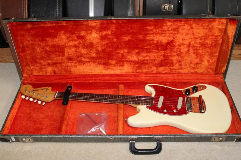 1965 Fender Mustang - Olympic White - Original - OHSC image 1