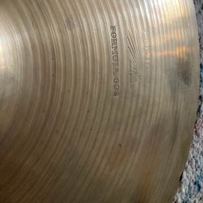 Vintage Swiss made Paiste mod. 602 Formula 14" Hand made Hi-Hats cymbal pair 1965-1975 jazz rock image 6