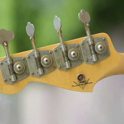 Fender Custom Shop '63 Jazz Bass, Jouneyman Relic - Aged Sonic Blue image 5