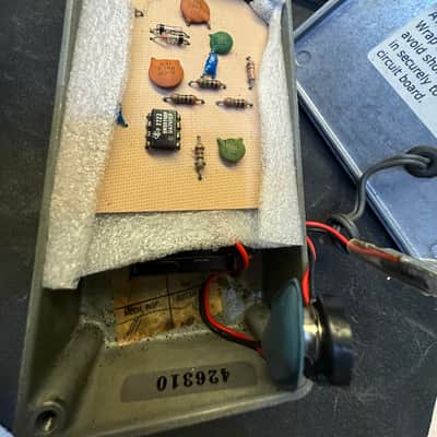 MXR Distortion+ Script Logo (Vintage 1977) — Original Plate + ZVEX 9V Adapter Plate image 3
