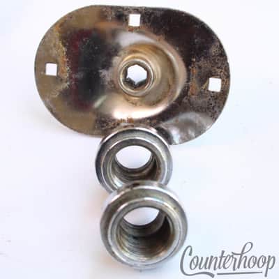 Rogers Swivomatic Angled Spur Mount+2 Machined Collets Bass Drum Tom Post/Cymbal image 4