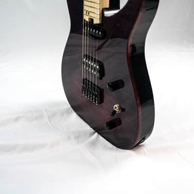 Swisher Handmade Machine 6 2022 Merlot Electric Guitar image 9