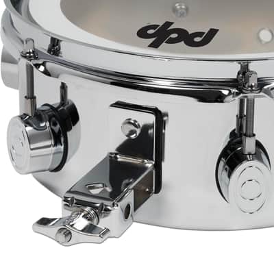 Pacific Drums by DW Mini Timbale, Chrome Plated Steel, 4X10 image 2