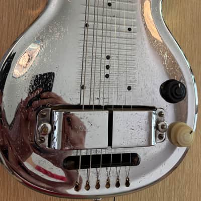 Rickenbacker Silver Hawaiian Model NS 100 Lap Steel 1937 - Nickel image 2