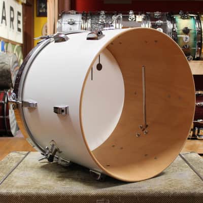 1970s Sonor Swinger Outfit in White 14x18 8x12 14x14 5x14 image 7