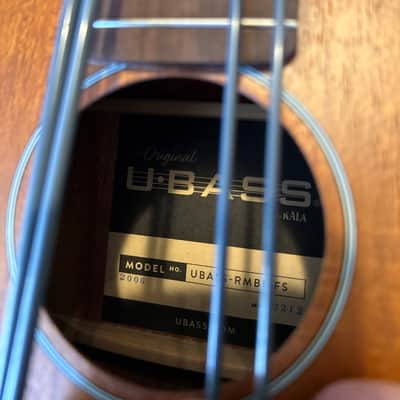 Kala RMBL-FS U-Bass Rumbler Fretted Acoustic Electric Ukulele Bass 2010s - Satin Brown image 3