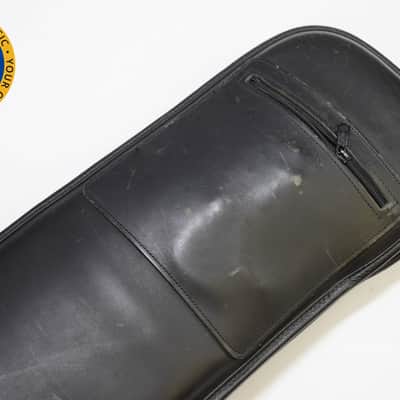 Levy's Standard Leather Bass Gigbag - Black **Warrior Patch** image 12
