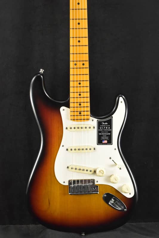 Mint Fender American Ultra Luxe Vintage '50s Stratocaster 3-Color Sunburst Maple Fingerboard image 1