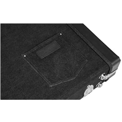 Fender X Wrangler Denim Strat / Tele Hardcase - Black image 4