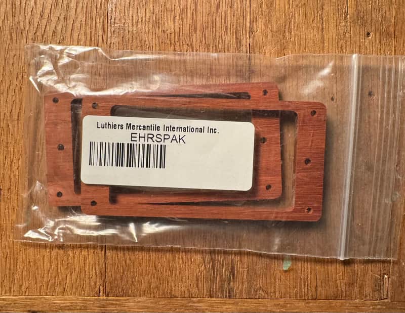Luthiers Merchantile EHRSPAK - NOS - Padauk Tall Humbucker Pickup Ring image 1