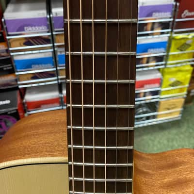 LAG Tramontane T70ACE electro-acoustic auditorium size guitar with solid spruce top image 6