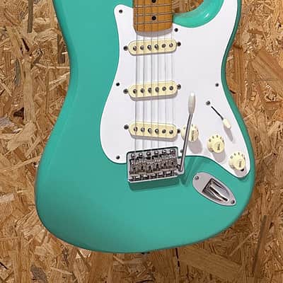 Pre Owned Fender 2019 Vintera '50s Stratocaster - Sea Foam Green, Maple image 3