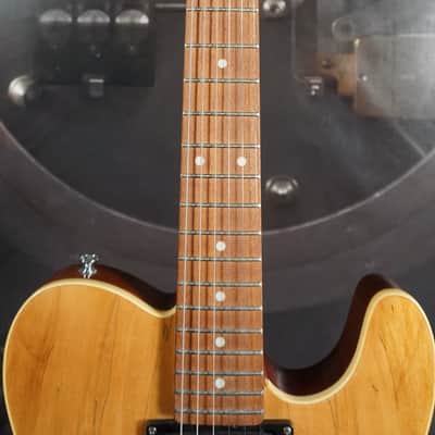 IYV Semi-Hollow Single-Cut Electric Guitar – Natural Finish image 3