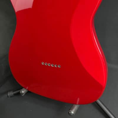 G&L Tribute ASAT Classic Bluesboy Electric Guitar Candy Apple Red Finish image 12