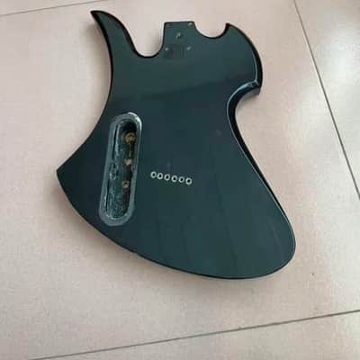 Blue Burst HH Mockingbird Style Guitar Basswood Body image 3