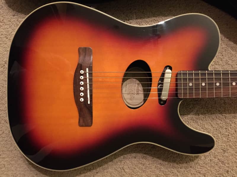 RARE Fender Telecoustic Deluxe Telecaster Acoustic/Electric