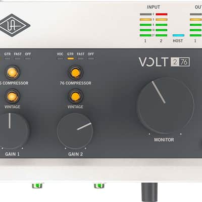 Universal Audio Volt 276 USB-C Audio Interface - Tan / Gray image 2