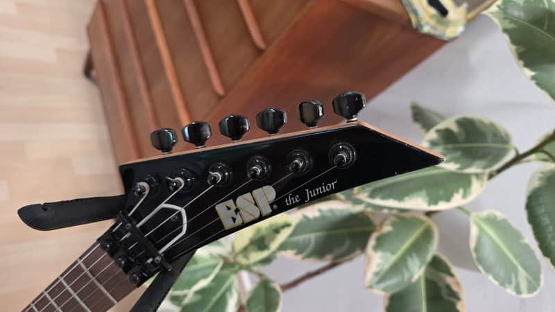 ESP THE JUNIOR Ferrari Red Jackson lawsuit headstock Japanese Super Strat MIJ JAPAN image 1