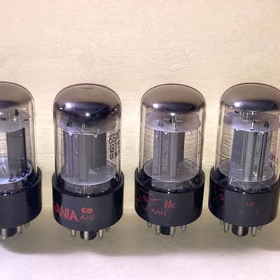 1960's Sylvania 6SN7GTB ECC33 6SN7 Chrome Top Tubes, Closely Matched Quad, NOS/NIB, Tested image 2