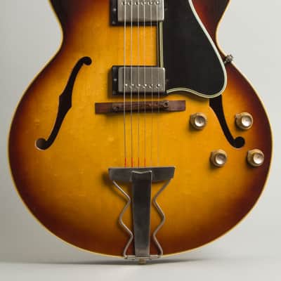 Gibson ES-175D Arch Top Hollow Body Electric Guitar (1962), ser. #49784, original black hard shell case. image 3