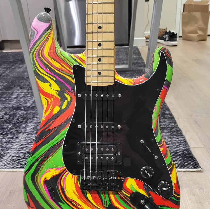 Fender Partscaster Superstrat Dimarzio Pickups MIM Neck image 1