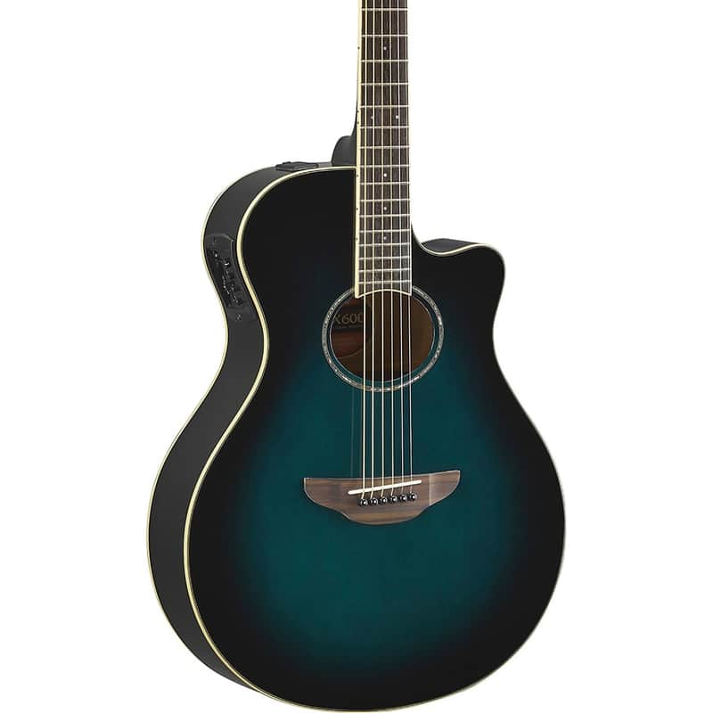 Yamaha APX600 - Oriental Blue Burst image 1