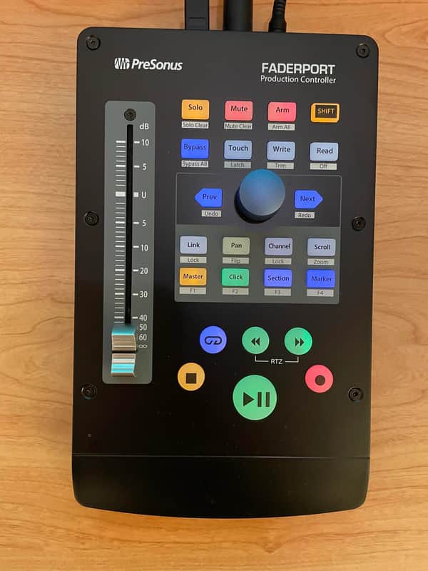 PreSonus FaderPort V2 USB DAW Transport Controller with Motorized Fader 2018 - Present - Black image 1