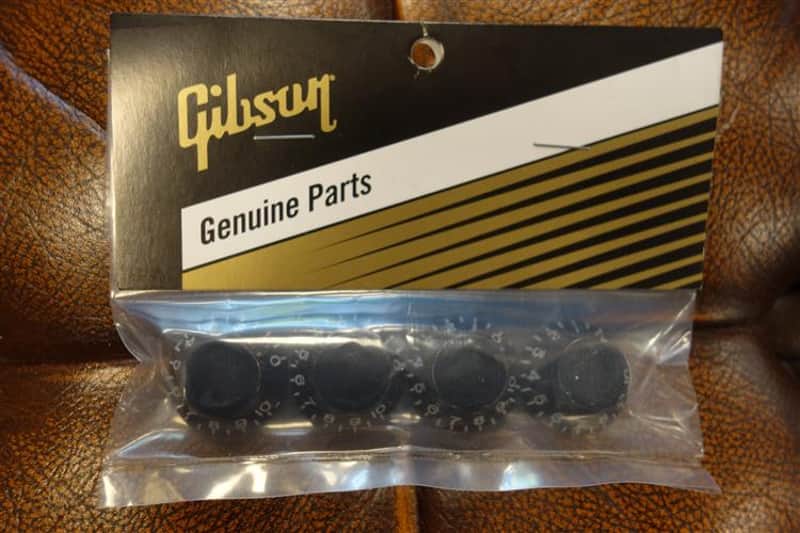 Gibson PRHK-010 Top Hat Knobs (Black) (4 pcs.) image 1