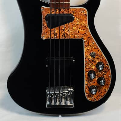 Rickenbacker 2019 4003S/5 Jetglo 5-String Bass, Custom Pickguard, OHSC image 10