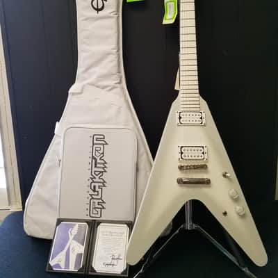 Epiphone Brendon Small Snow Flying V Falcon LTD 2016 White Burst image 1