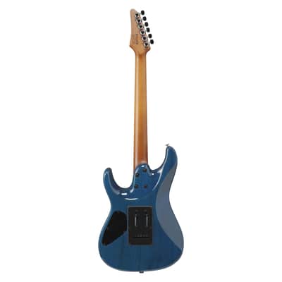 Ibanez Standard AZ24S1F-TXB Transparent Turquoise Burst - Electric Guitar image 2