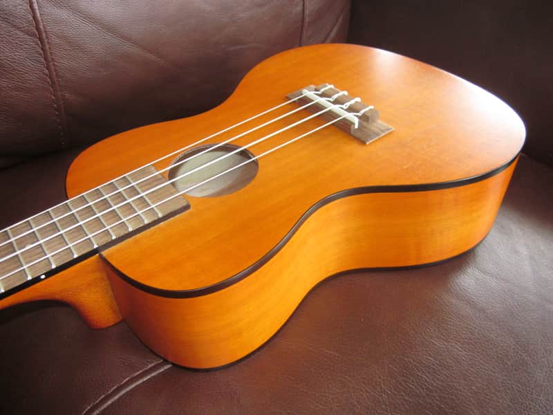 Kala KA-CEM Concert Ukulele Exotic Mahogany Amber Satin image 1