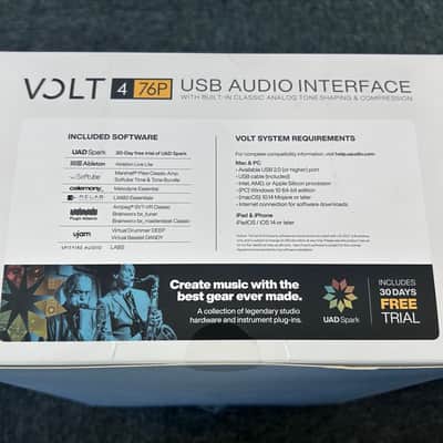Universal Audio Volt 476P USB Audio Interface 2022 - Present - Tan / Gray image 6