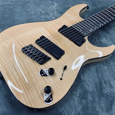 Schecter C-7 SLS Elite Multiscale - Flame Natural image 1