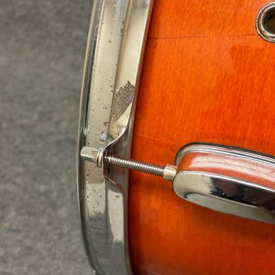 Mapex M 14x5.5" Snare Drum Orange Satin Lacquer Finish image 10